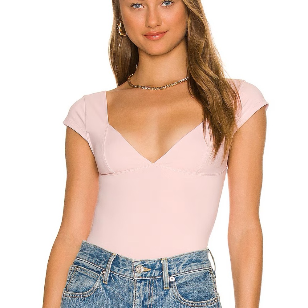 Free People Duo Corset Cami - Light Pink